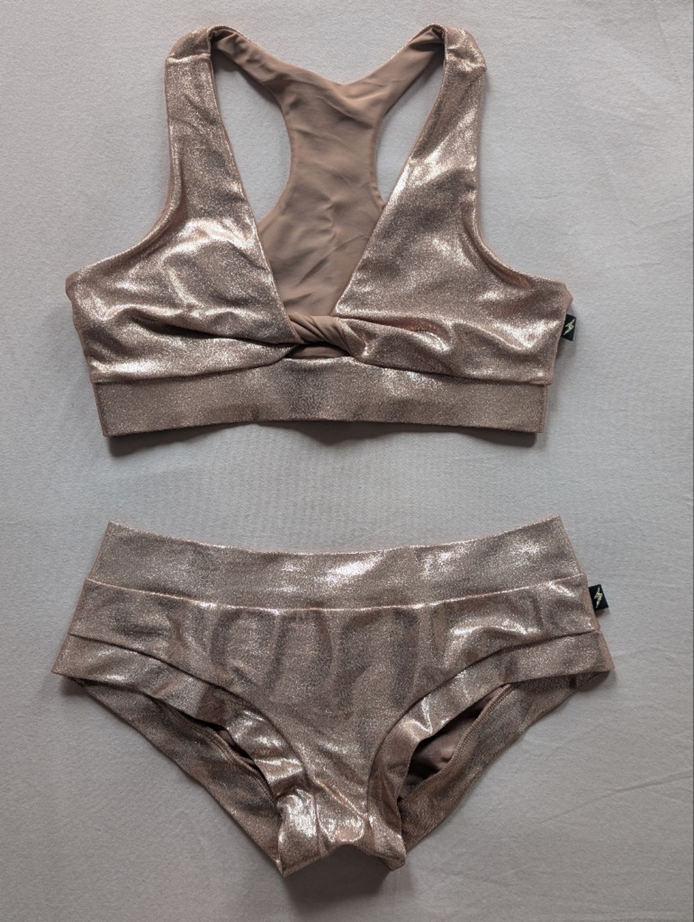 Cleo The Hurricane Pole Dance Twist Sports Bra and Hot Pants